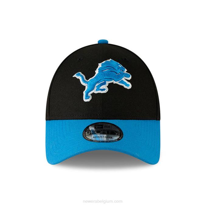 New Era detroit lions contrast vizier the league black 9forty cap BT241723