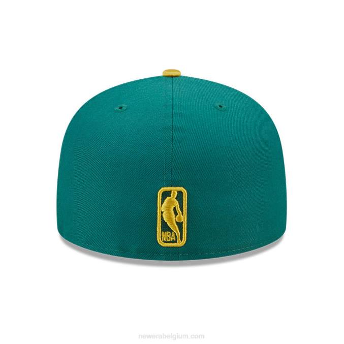 New Era detroit pistons max bet green 59fifty getailleerde dop BT24394