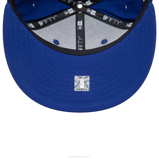 New Era detroit pistons nba paris games blauwe 9fifty snapback pet BT241854