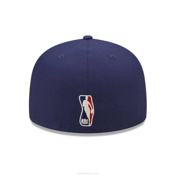 New Era detroit pistons twilight fantasy marine 59fifty getailleerde pet BT241297