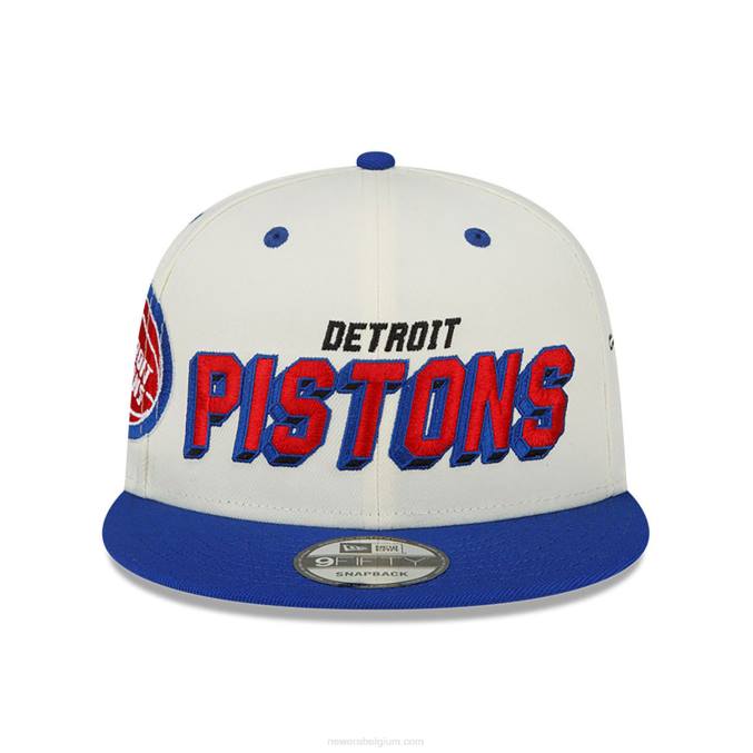 New Era detroit pistons wakker witte 9fifty snapback BT242075