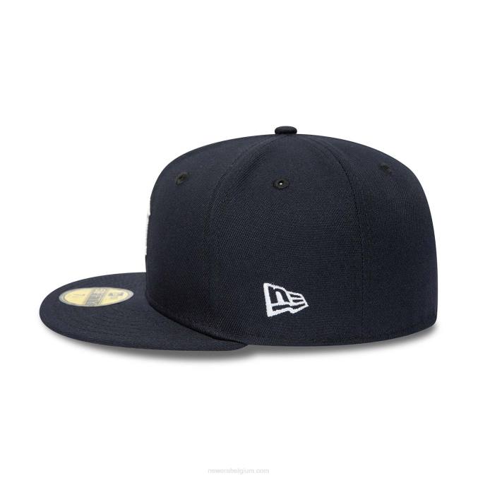 New Era detroit tigers 50e verjaardag marineblauwe 59fifty getailleerde pet BT2479