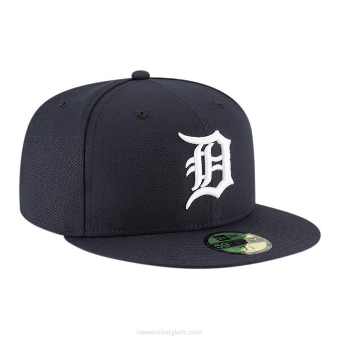 New Era detroit tigers authentiek op veld thuis marine 59fifty pet BT24490