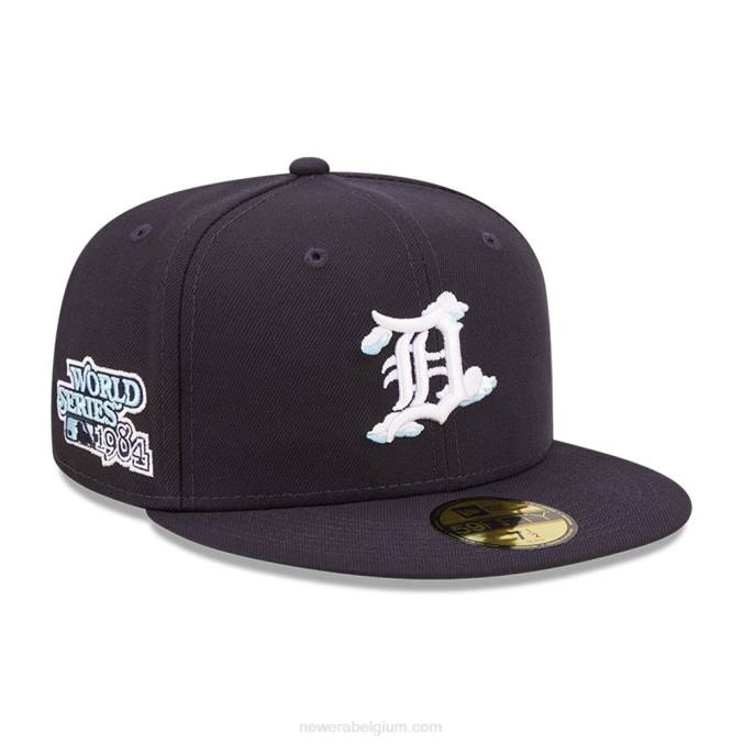 New Era detroit tigers comic cloud navy 59fifty getailleerde pet BT24488