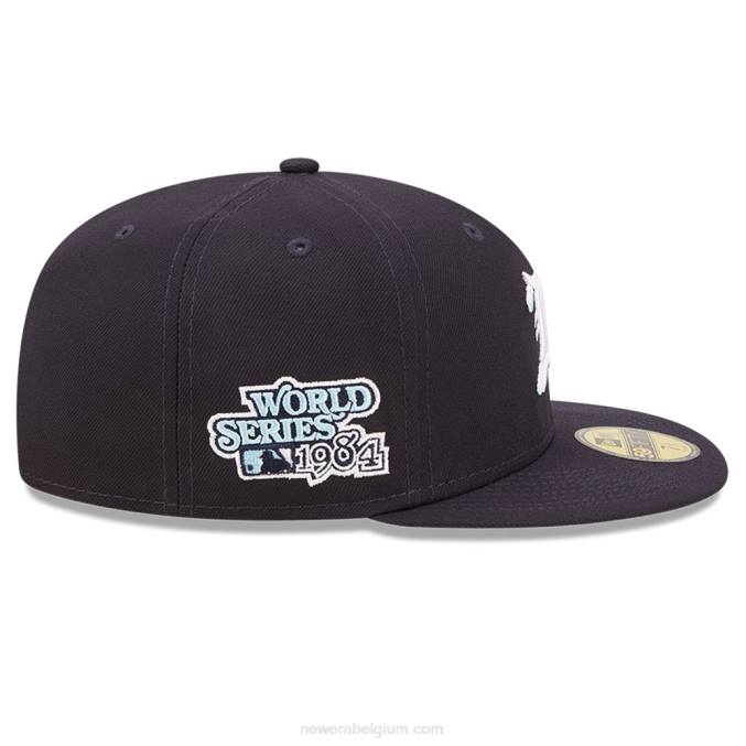 New Era detroit tigers comic cloud navy 59fifty getailleerde pet BT24488