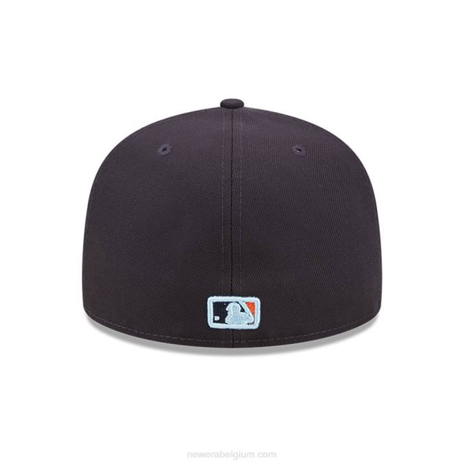 New Era detroit tigers mlb cloud navy 59fifty getailleerde pet BT24606