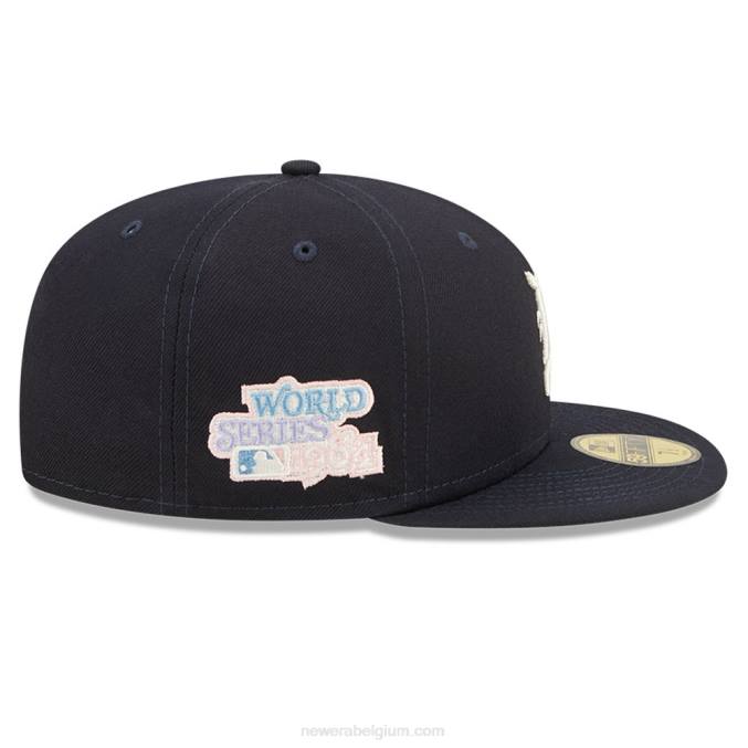 New Era detroit tigers mlb pop sweat navy 59fifty getailleerde pet BT24724