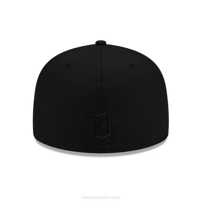 New Era detroit tigers mlb team fire zwarte 59fifty pet BT24698