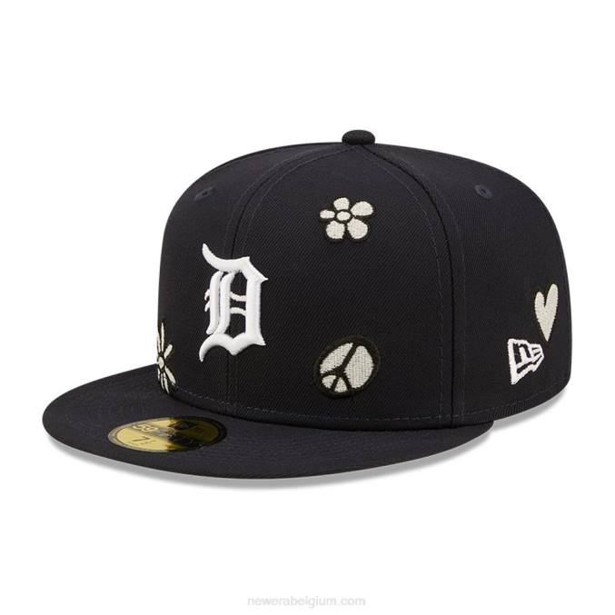 New Era detroit tigers mlb zonlicht pop marine 59fifty pet BT24177