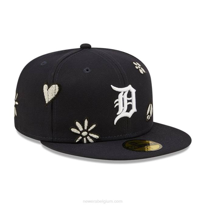 New Era detroit tigers mlb zonlicht pop marine 59fifty pet BT24177