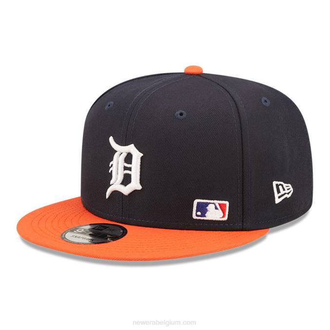 New Era detroit tigers mlb zwarte letter arch navy 9fifty snapback pet BT242054