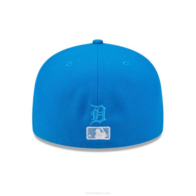 New Era detroit tigers snow day blauwe 59fifty getailleerde pet BT24935