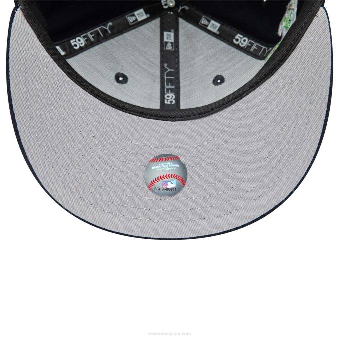 New Era detroit tigers stateview marineblauwe 59fifty pet BT241342
