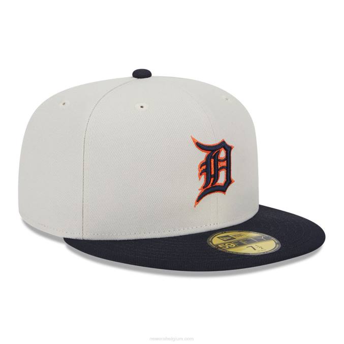 New Era detroit tigers varsity letter stone 59fifty getailleerde pet BT241217