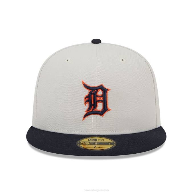 New Era detroit tigers varsity letter stone 59fifty getailleerde pet BT241217