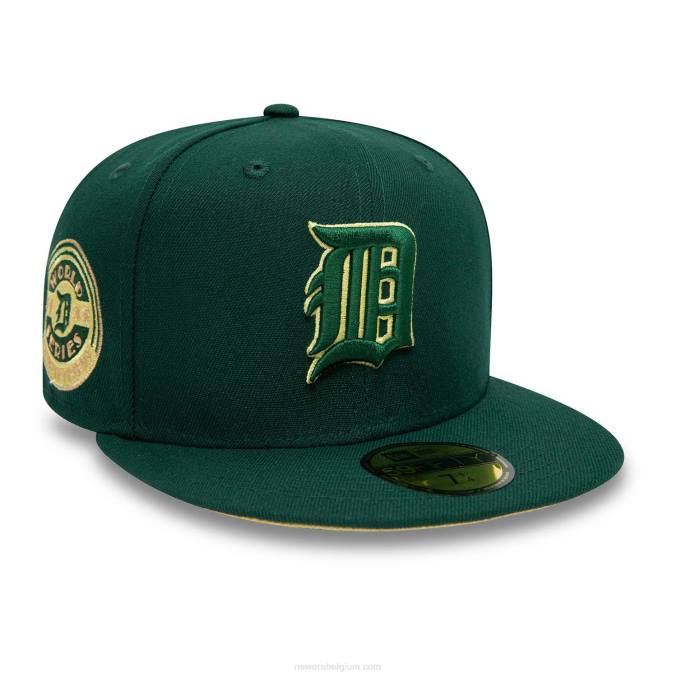 New Era detroit tigers world series donkergroene 59fifty pet BT2485