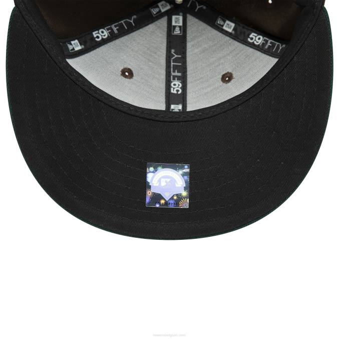 New Era down east wood ducks milb brown 59fifty getailleerde pet BT24991