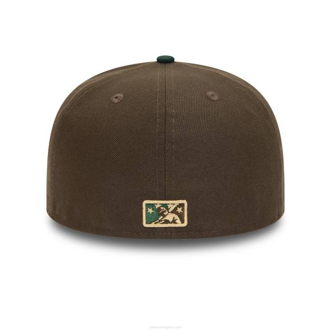 New Era down east wood ducks milb brown 59fifty getailleerde pet BT24991