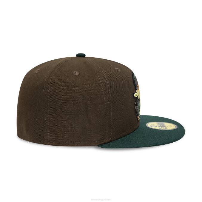New Era down east wood ducks milb brown 59fifty getailleerde pet BT24991
