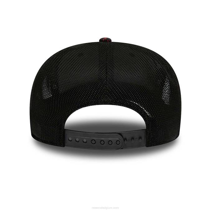 New Era ducati all-over print corse logo zwarte 9fifty stretch-snap cap BT242100