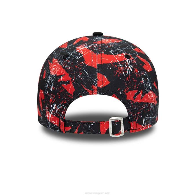 New Era ducati all-over print corse logo zwarte 9forty verstelbare pet BT241498