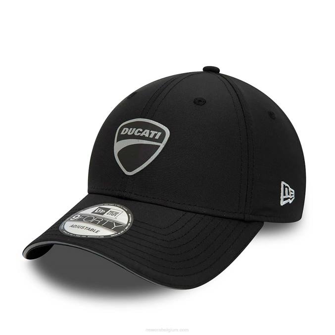 New Era ducati motor reflecterend logo zwart 9forty verstelbare pet BT241569