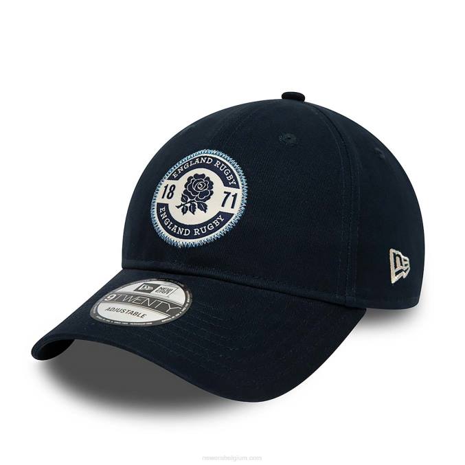 New Era engeland rugby patch marine 9twenty verstelbare pet BT242265