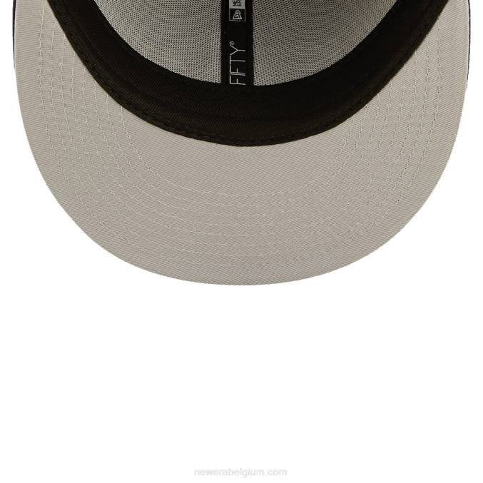 New Era florida marlins crown champs zwarte 59fifty getailleerde pet BT24775
