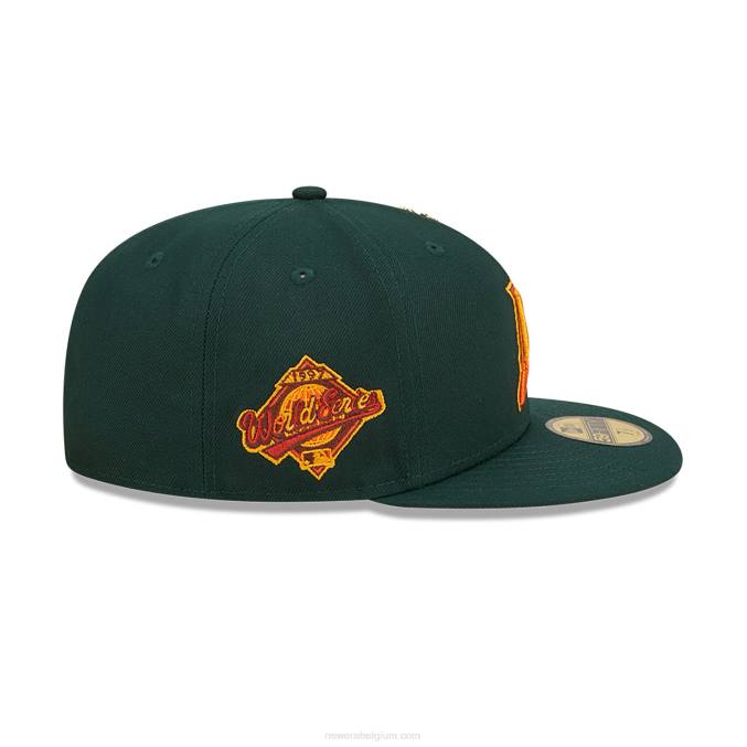 New Era florida marlins lommerrijke donkergroene 59fifty getailleerde pet BT241132