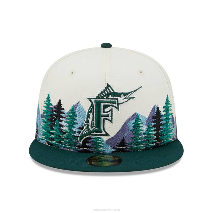 New Era florida marlins outdoor wit 59fifty gemonteerd BT2419