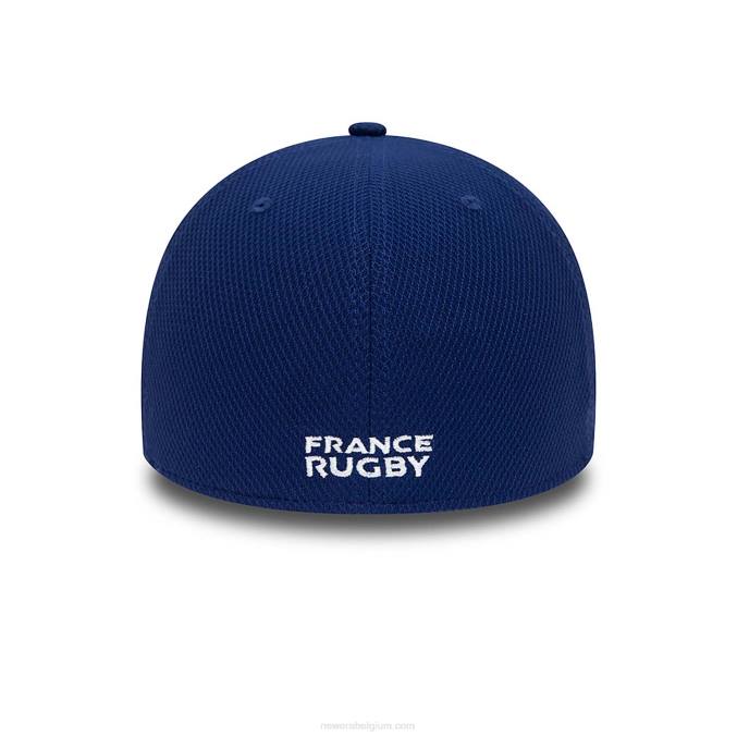 New Era franse federatie van rugby diamond era donkerblauwe 39thirty stretch fit pet BT242201