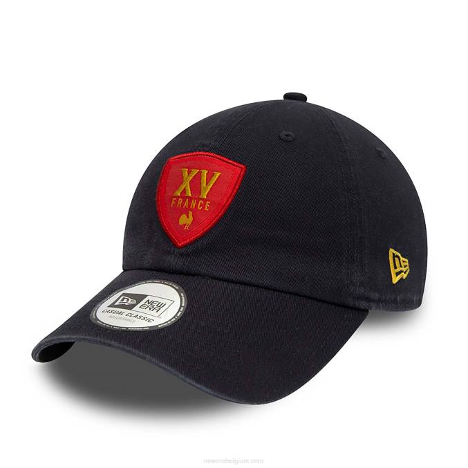 New Era franse federatie van rugby erfgoed marine casual klassieke pet BT242267