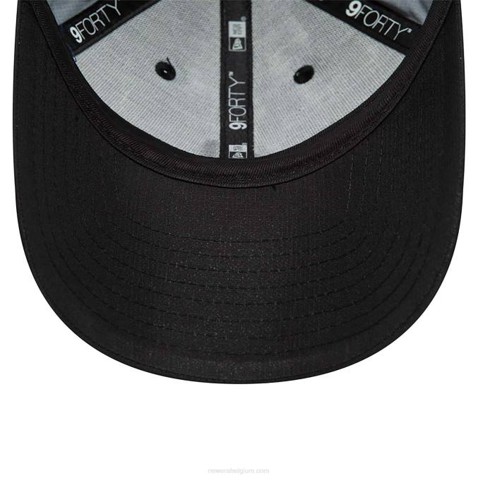New Era franse federatie van rugby ripstop zwarte 9forty verstelbare pet BT241443