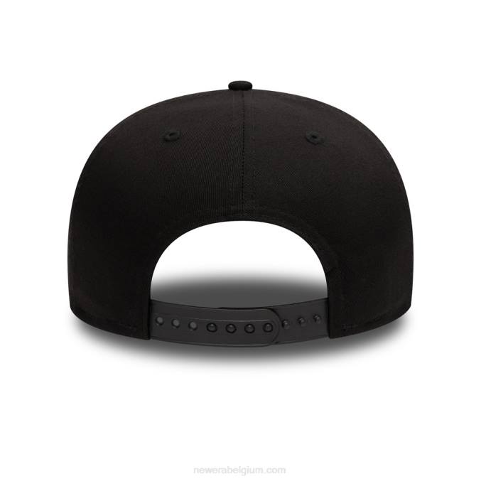 New Era geheel zwarte 9fifty snapback pet BT241897