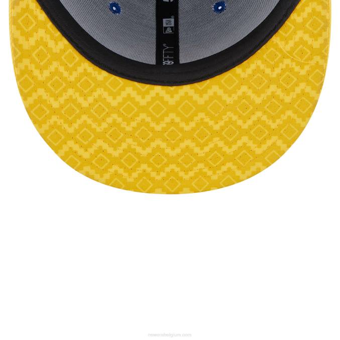 New Era golden state warriors nba all star game blauwe 59fifty getailleerde pet BT24386