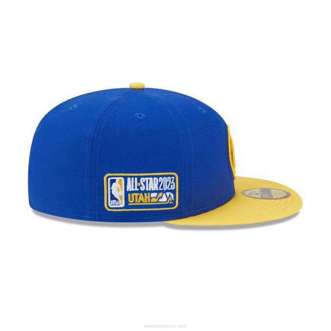 New Era golden state warriors nba all star game blauwe 59fifty getailleerde pet BT24386