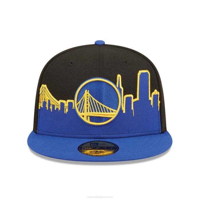 New Era golden state warriors nba tip off 2022 zwarte 59fifty fitted cap BT24284
