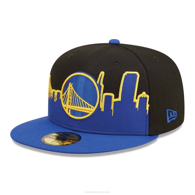 New Era golden state warriors nba tip off 2022 zwarte 59fifty fitted cap BT24284