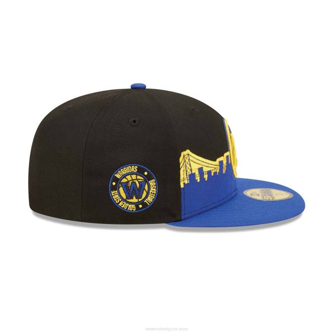 New Era golden state warriors nba tip off 2022 zwarte 59fifty fitted cap BT24284