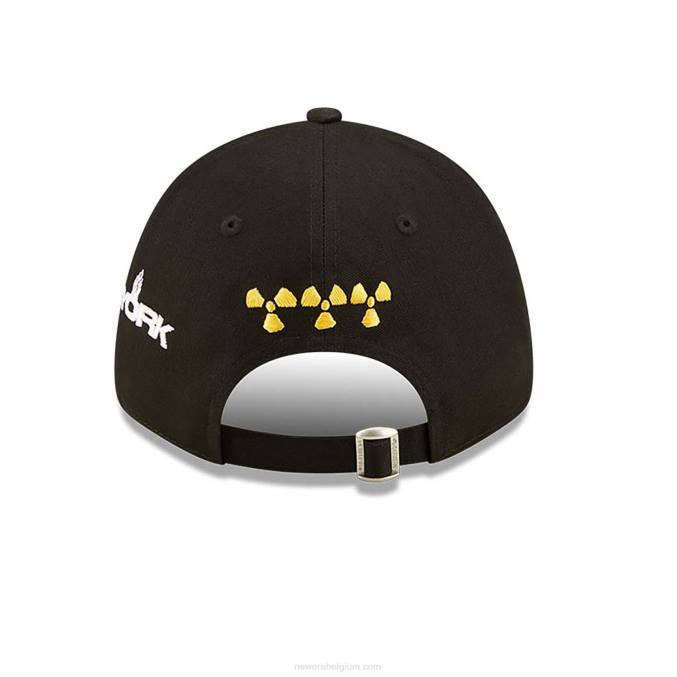 New Era grafische zwarte 9forty verstelbare pet BT241492