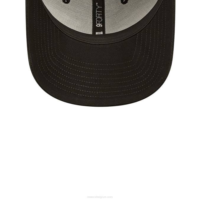 New Era grafische zwarte 9forty verstelbare pet BT241492