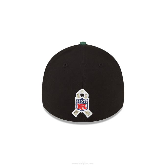 New Era green bay packers nfl salute to service zwarte 39thirty stretch fit pet BT242193