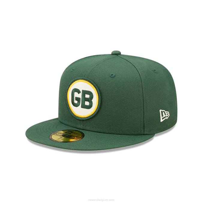 New Era green bay packers nfl sideline 2022 groene 59fifty fitted cap BT24972