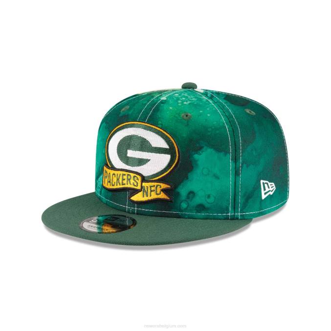 New Era green bay packers nfl sideline 2022 groene 9fifty snapback pet BT241946