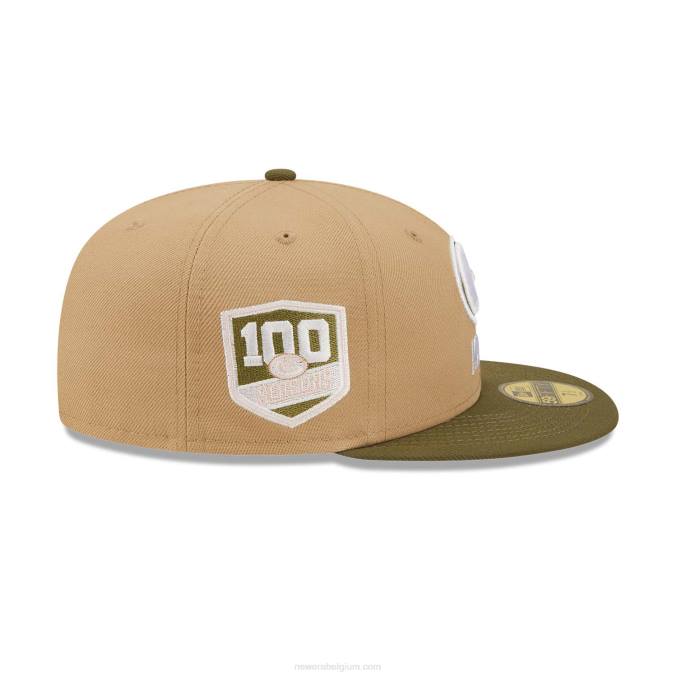 New Era green bay packers nfl teams beige 59fifty cap BT241252