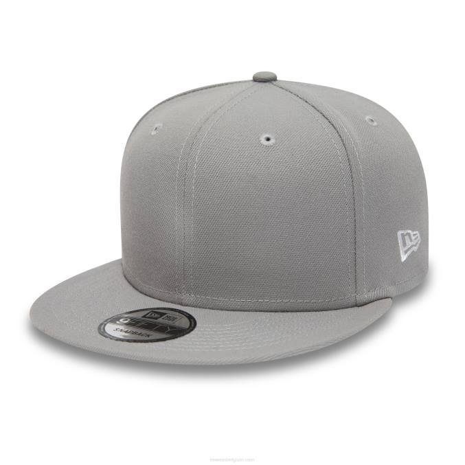 New Era grijze 59fifty getailleerde pet BT24987