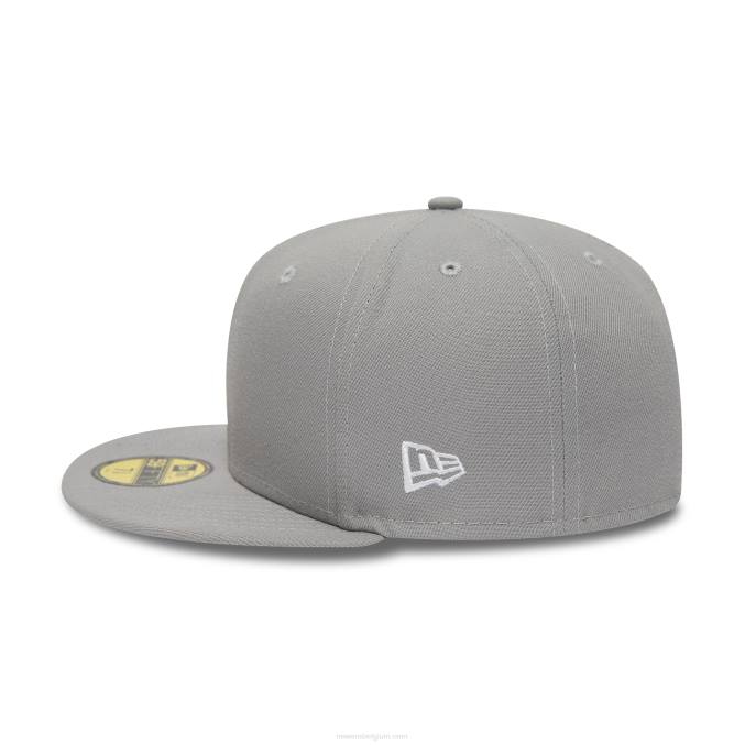 New Era grijze 59fifty getailleerde pet BT24987