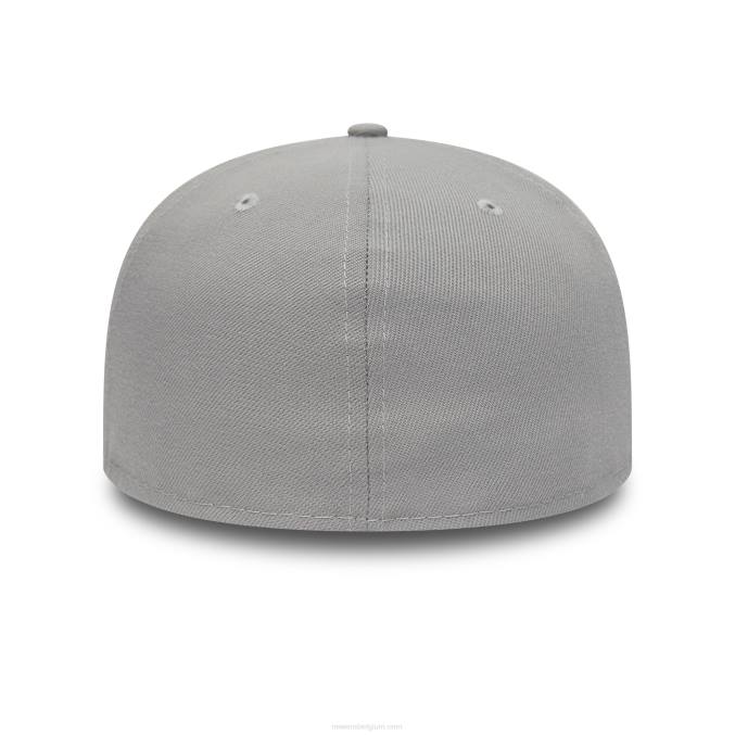 New Era grijze 59fifty getailleerde pet BT24987