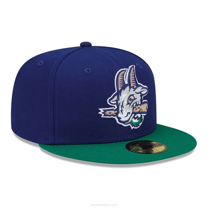 New Era hartford yard geiten milb blauw 59fifty getailleerde pet BT24131