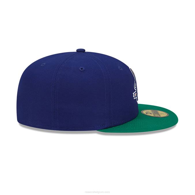 New Era hartford yard geiten milb blauw 59fifty getailleerde pet BT24131